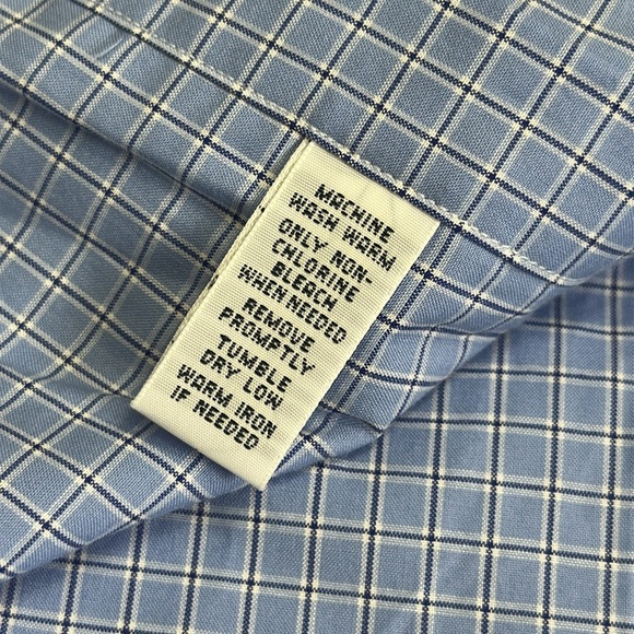 Ralph Lauren Men’s XLarge Custom Fit Blue White Long Sleeve Button Down NWOT - Picture 8 of 9